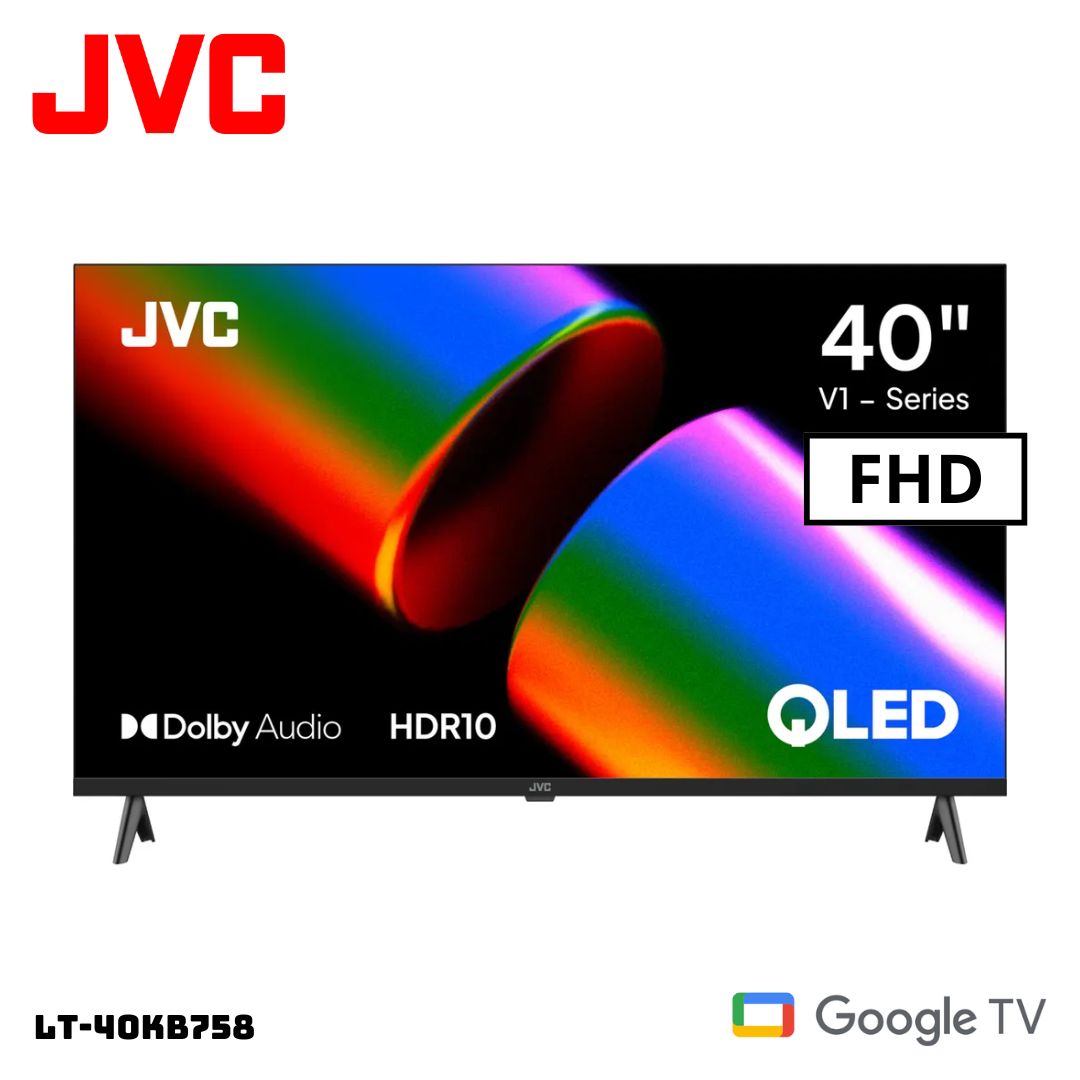 TELEVISOR JVC 40 QLED SMART TV GOOGLE TV FHD - LT-40KB758 - 1