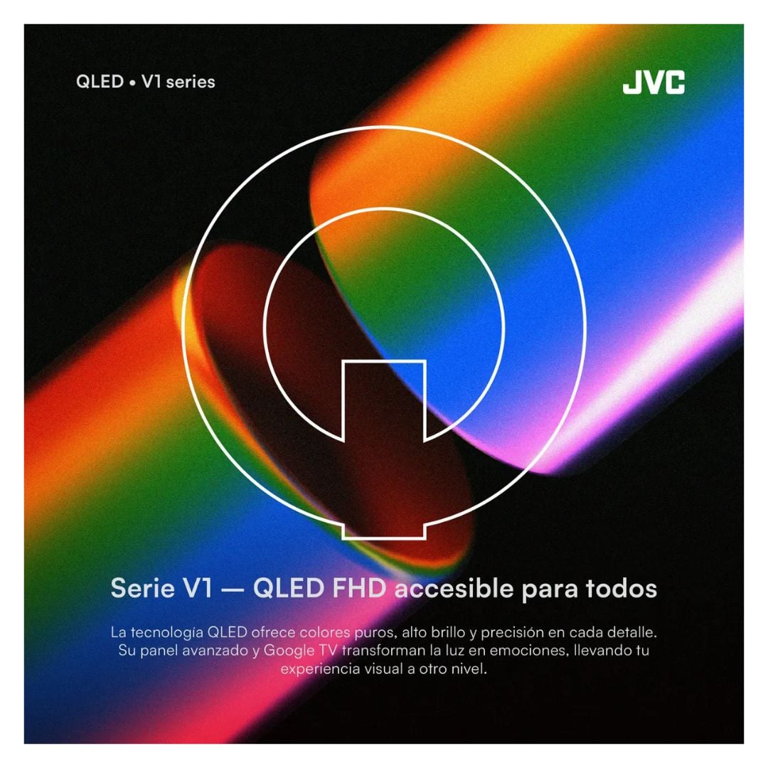 TELEVISOR JVC 50 QLED SMART TV GOOGLE TV FHD - LT-50KM4584 - 3