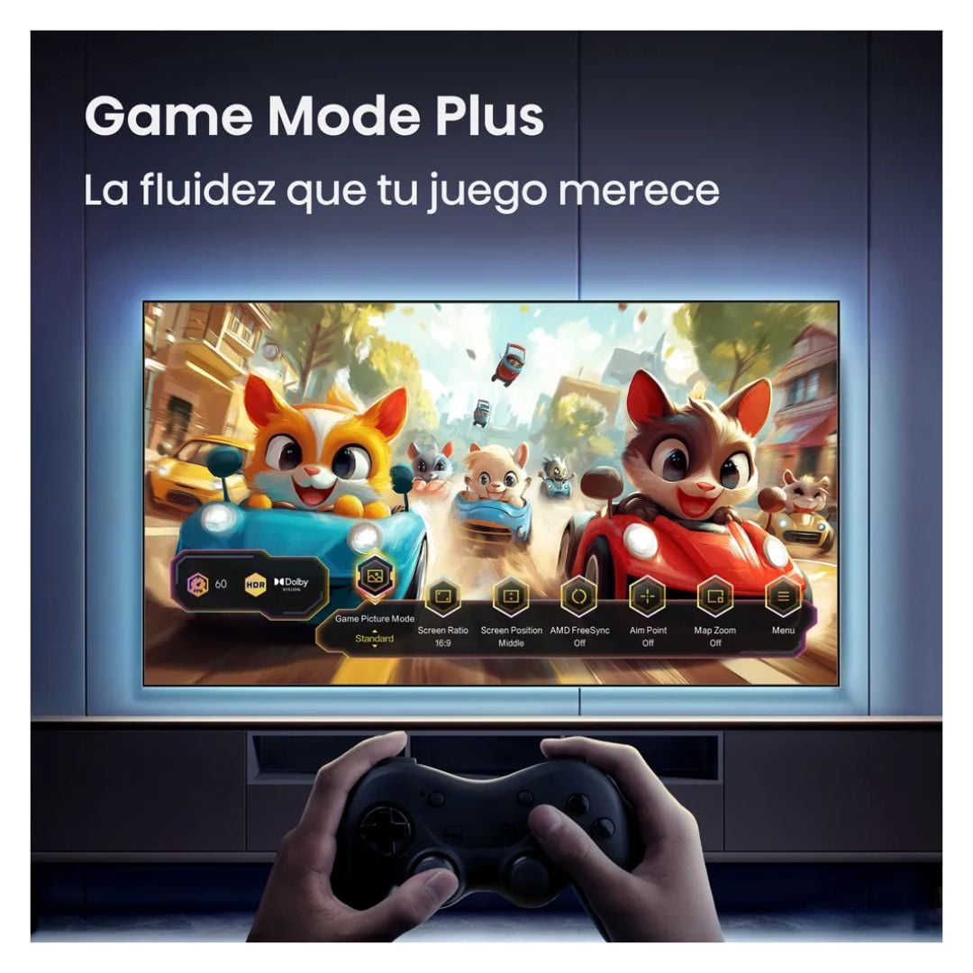 TELEVISOR HISENSE 55 QLED SMART TV VIDAA 4K UHD 2026 - 55QD5SV - 5