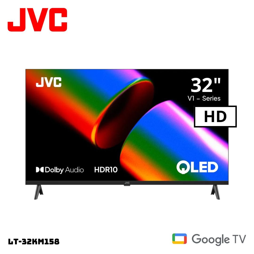 TELEVISOR JVC 32 QLED SMART TV GOOGLE TV HD - LT-32KM1584 - 1