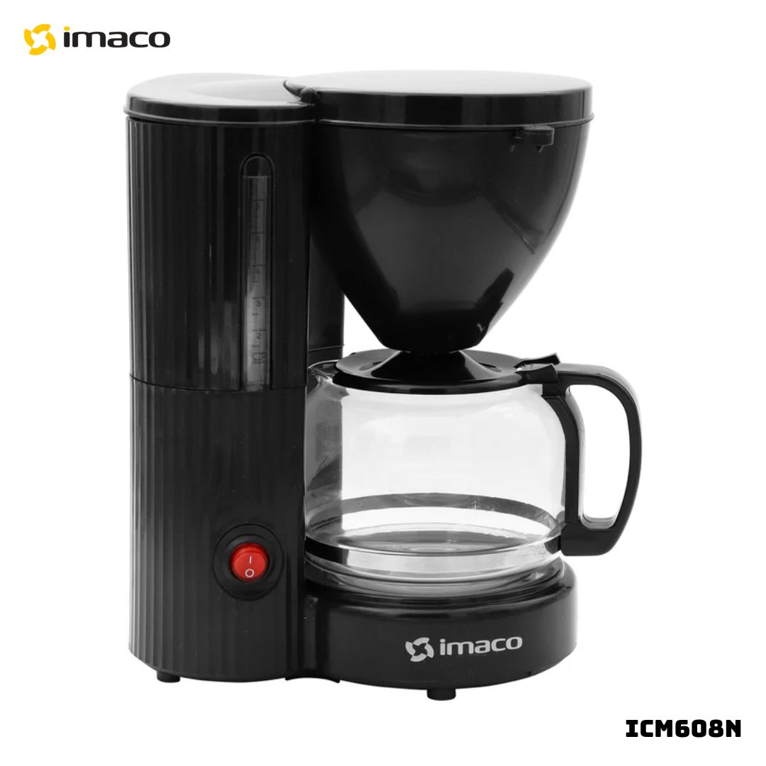 CAFETERA IMACO 6 TAZAS NEGRA - ICM608N - 1