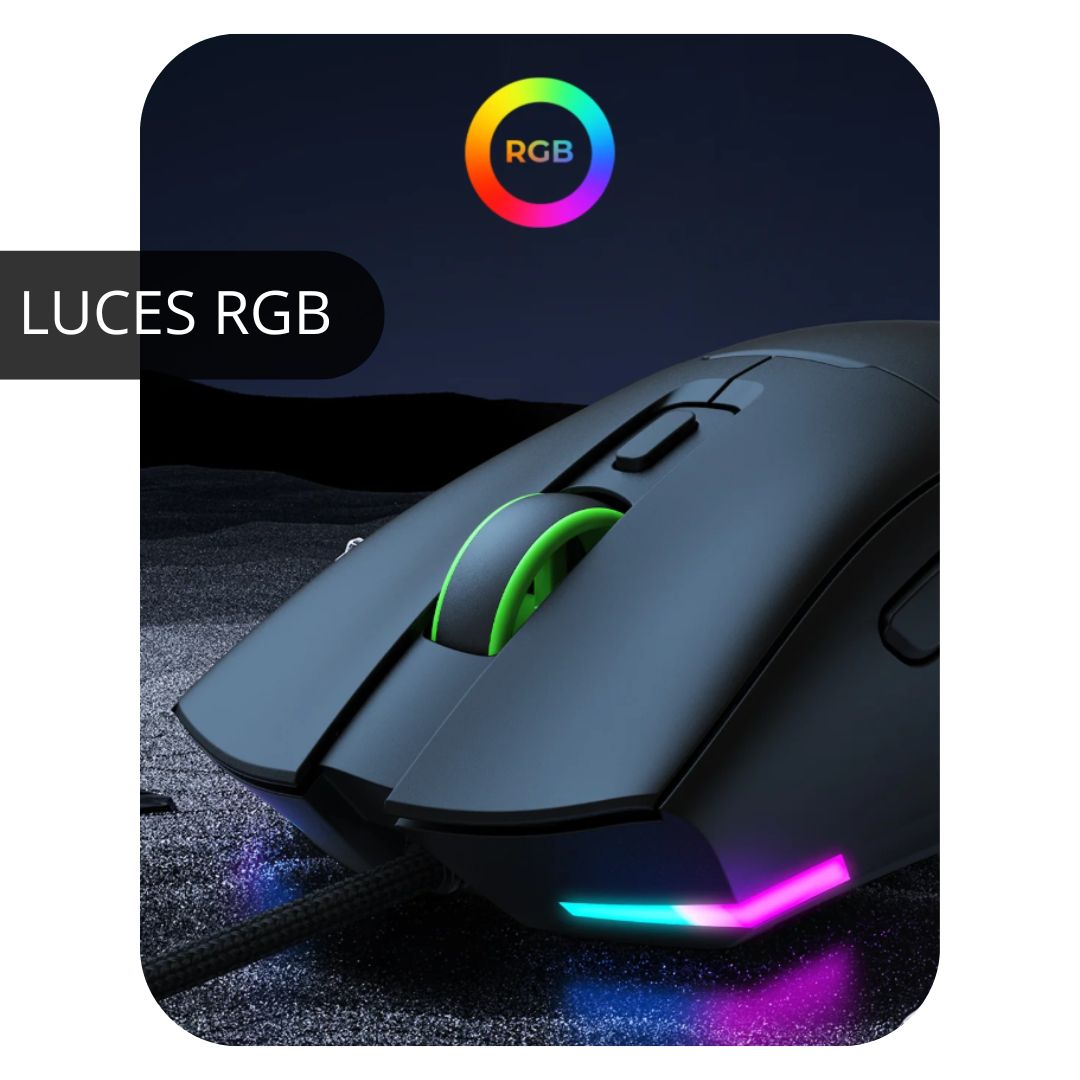 MOUSE GAMER HAVIT GAMENOTE MS966 12400 DPI PROGRAMMABLE RGB - 6