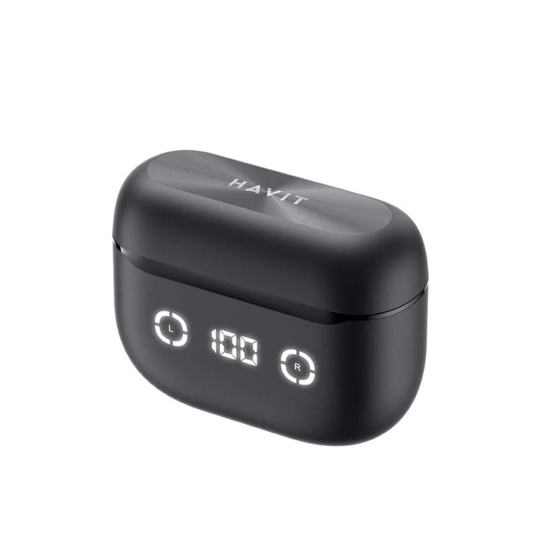 AUDIFONOS BLUETOOTH HAVIT LIFE NC01T TW984 CON CANCELACION DE RUIDO - NEGRO - 4