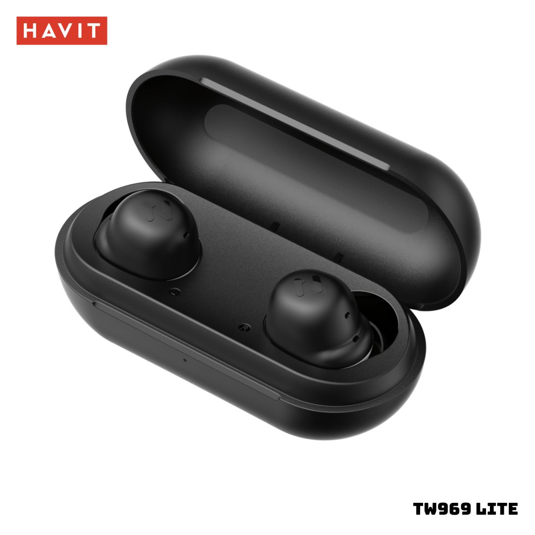 AUDIFONOS BLUETOOTH HAVIT TW969 LITE - NEGRO - 1