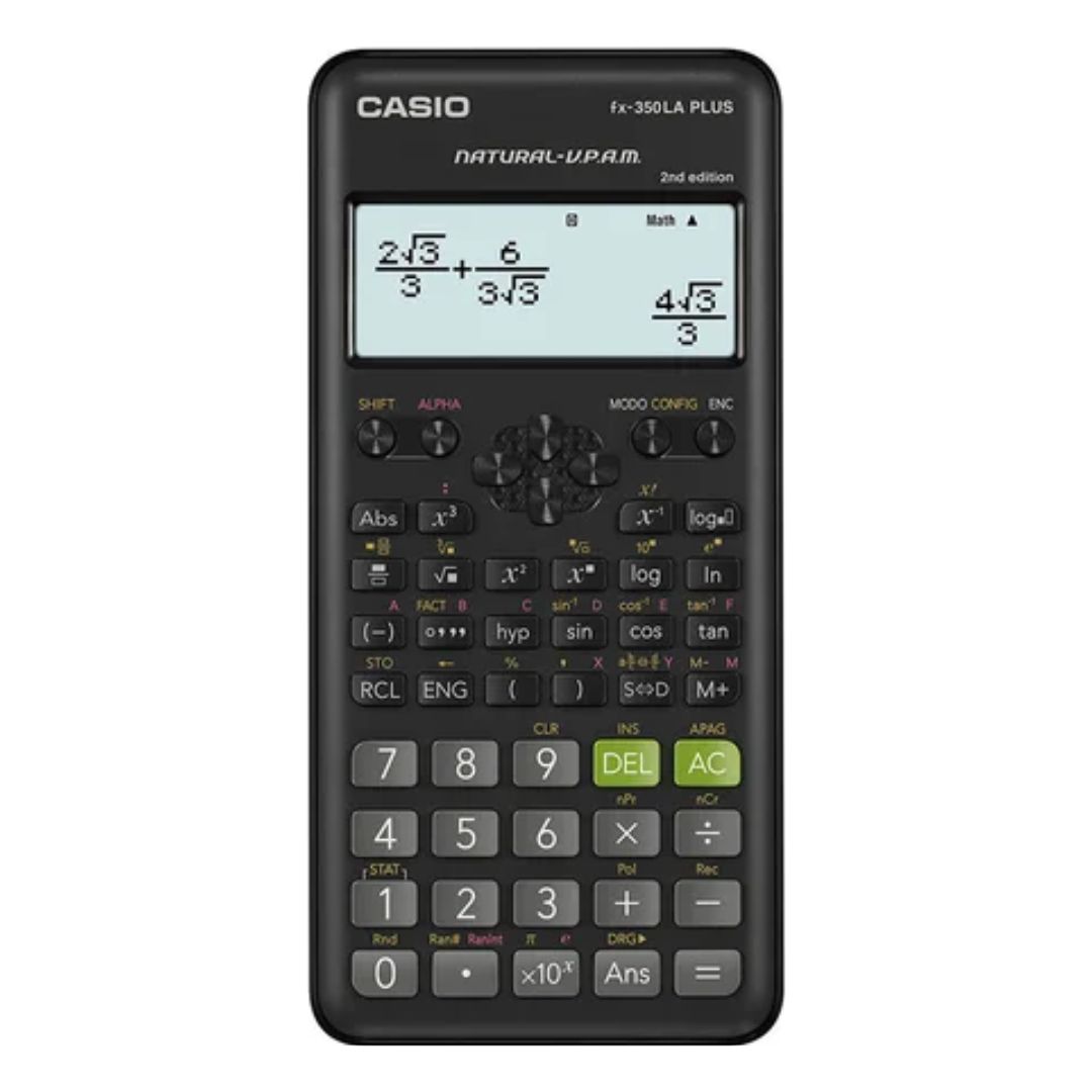 CALCULADORA CIENTIFICA CASIO FX-350LA PLUS 2ND EDITION - NEGRO - 2