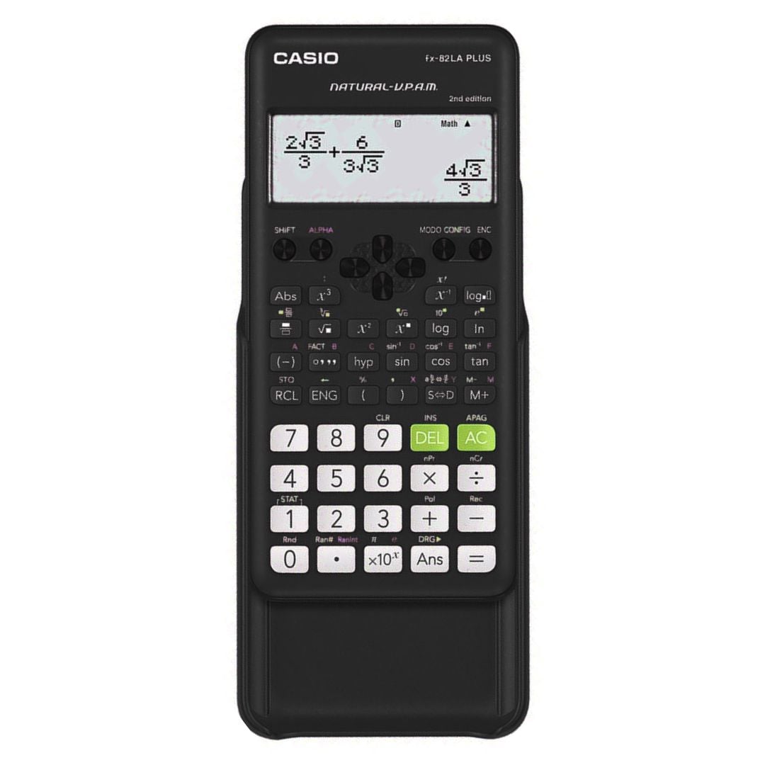 CALCULADORA CIENTIFICA CASIO FX-82LA PLUS-BK 2ND EDITION - NEGRO - 2