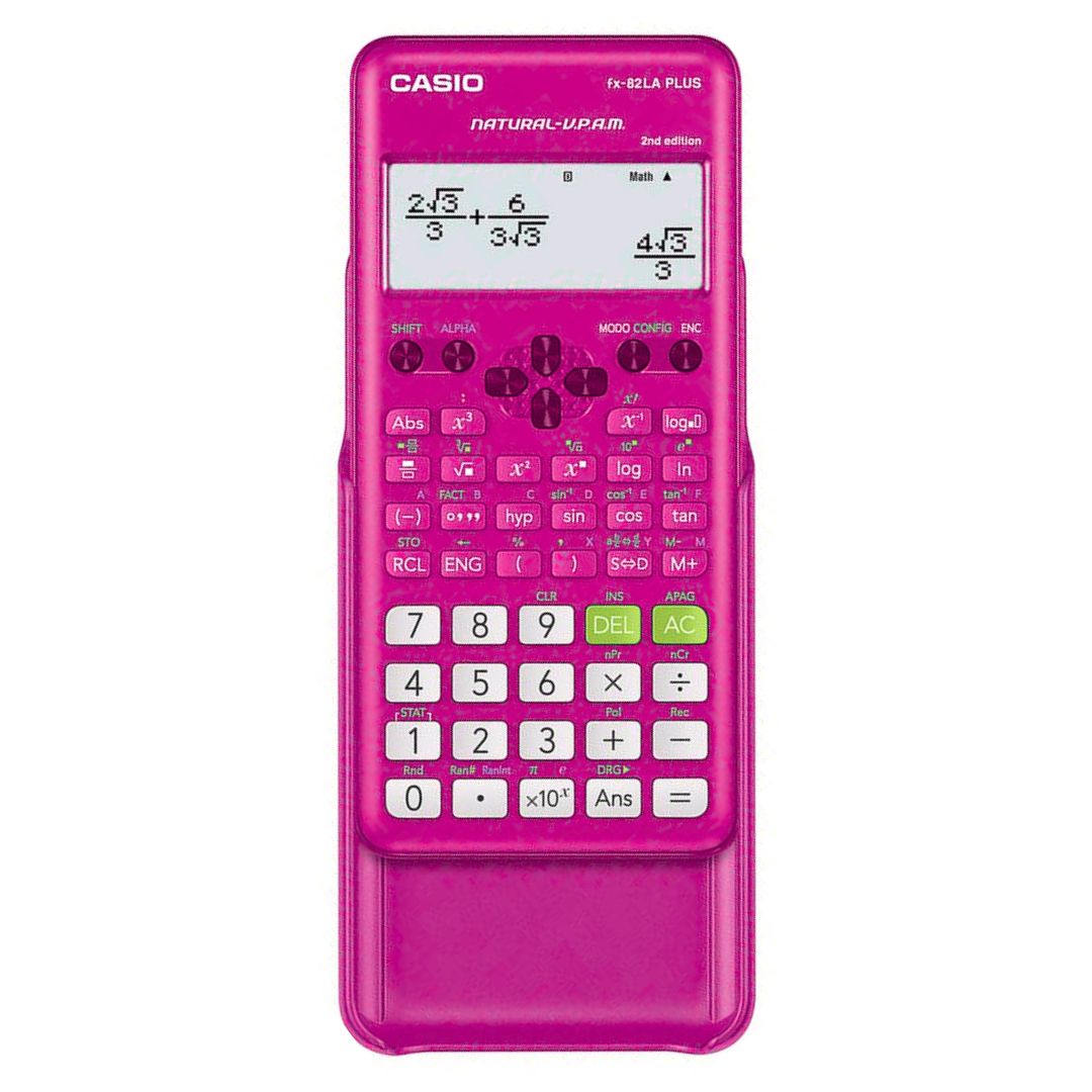 CALCULADORA CIENTIFICA CASIO FX-82LA PLUS-PK 2ND EDITION - ROSADO - 2