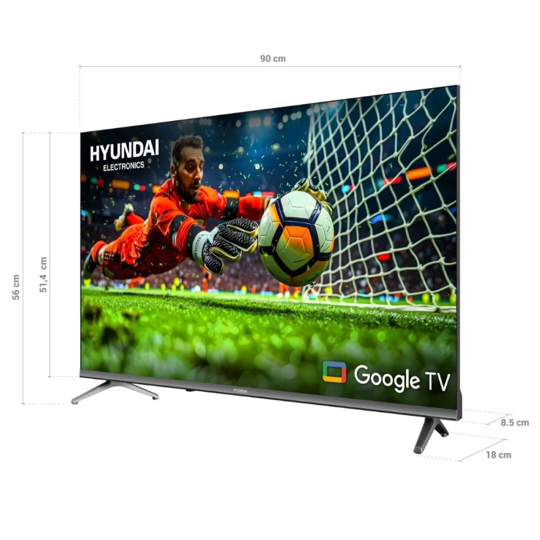 TELEVISOR HYUNDAI 40 QLED SMART TV GOOGLE TV HD - HYLED4029QG - 3