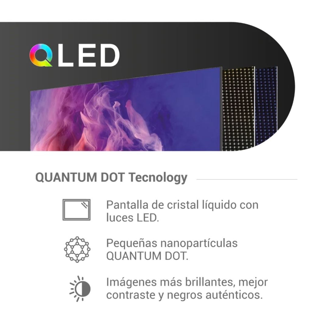 TELEVISOR HYUNDAI 40 QLED SMART TV GOOGLE TV HD - HYLED4029QG - 7