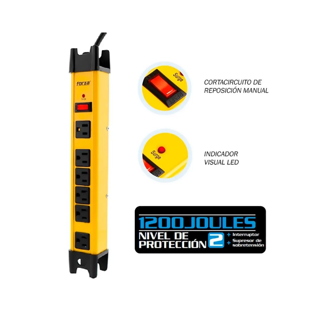 SUPRESOR FORZA METALICO 110V-220V 2200W 6T - FSP-806 - 5