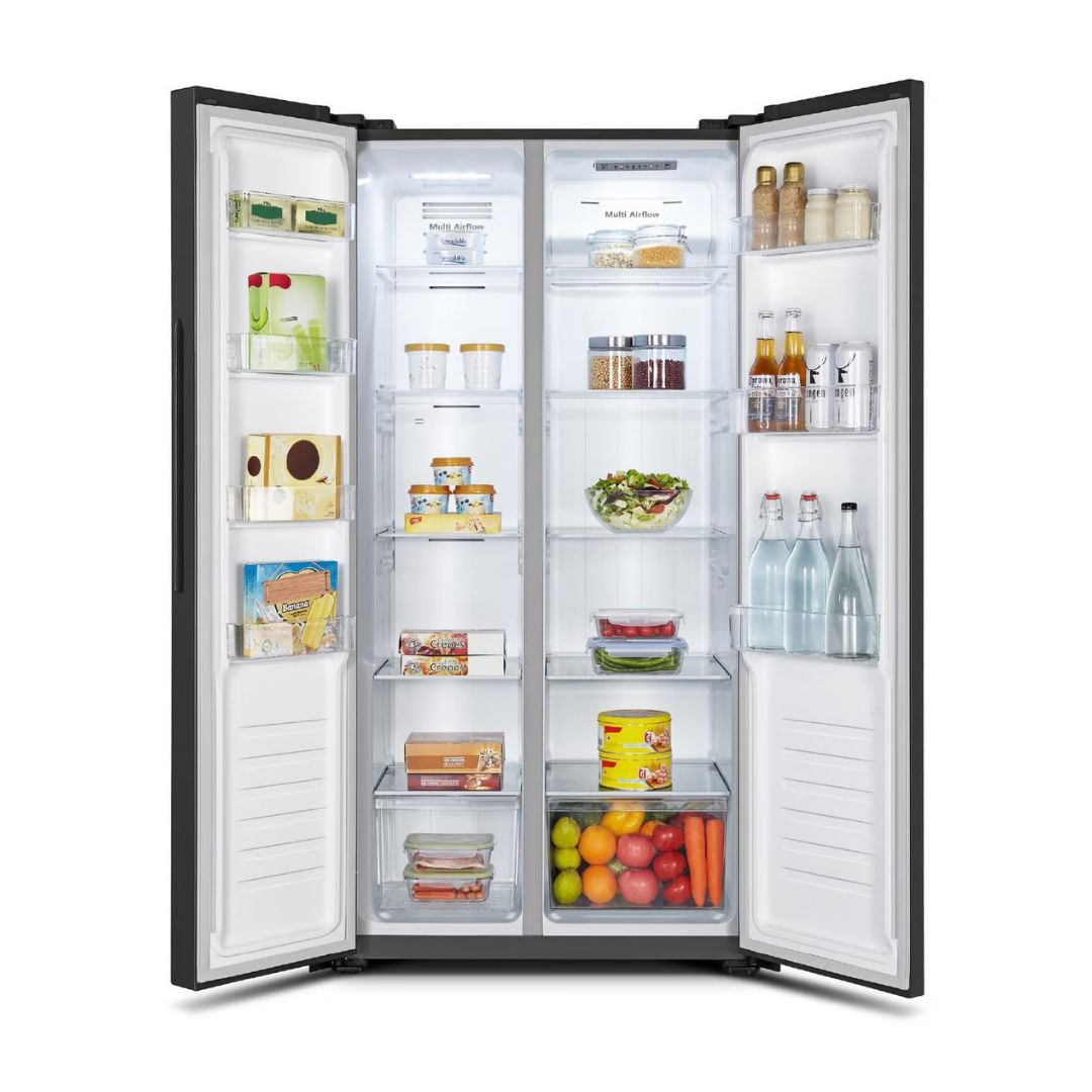 REFRIGERADORA INDURAMA 428 L SIDE BY SIDE PLATEADO - RI-769 - 4