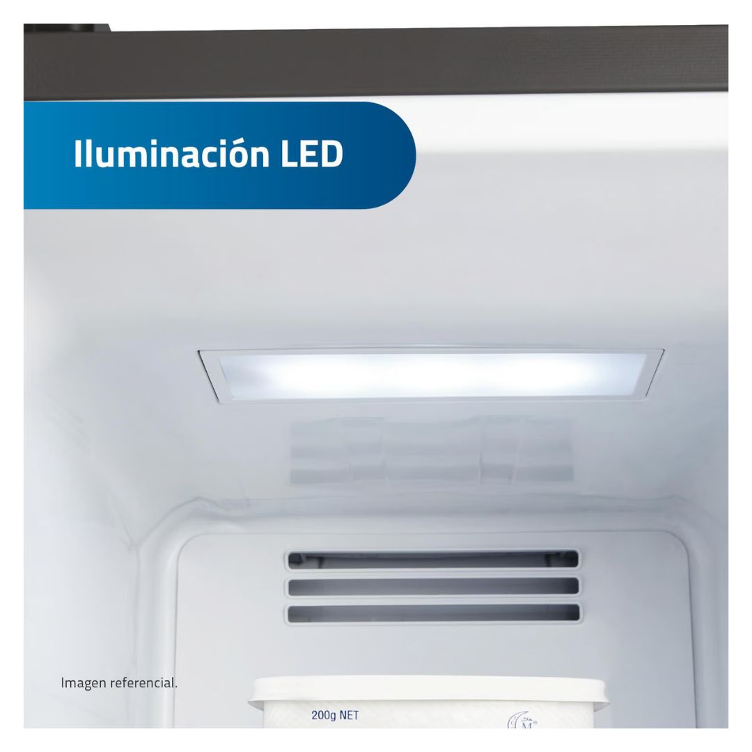REFRIGERADORA INDURAMA 428 L SIDE BY SIDE PLATEADO - RI-769 - 7
