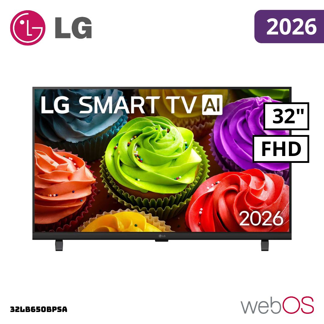 TELEVISOR LG 32 SMART TV WEBOS HUB FHD LED 2026 - 32LB650BPSA - 1