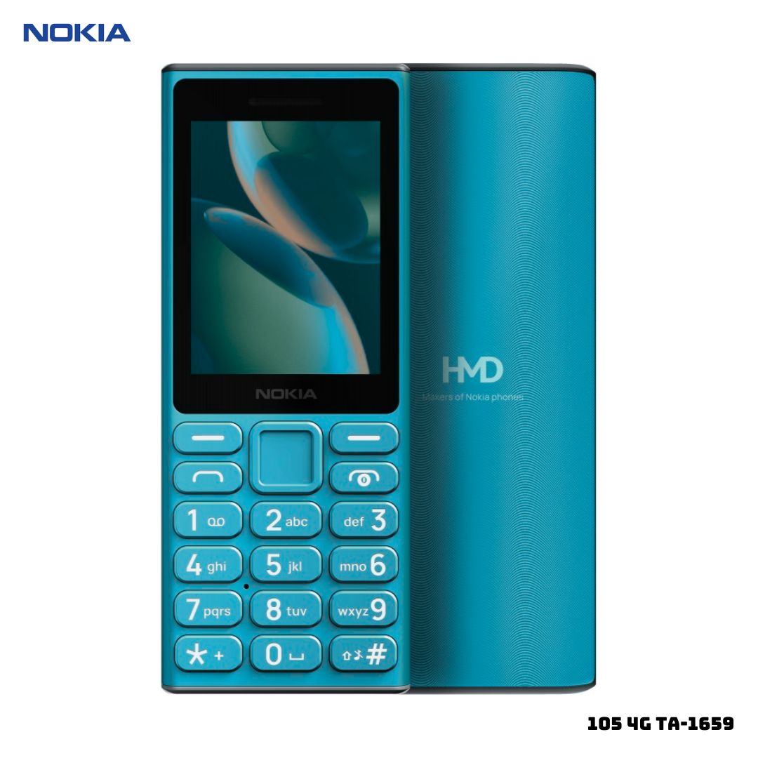 CELULAR BASICO NOKIA 105 4G TA-1659 DUAL SIM - AZUL - 1
