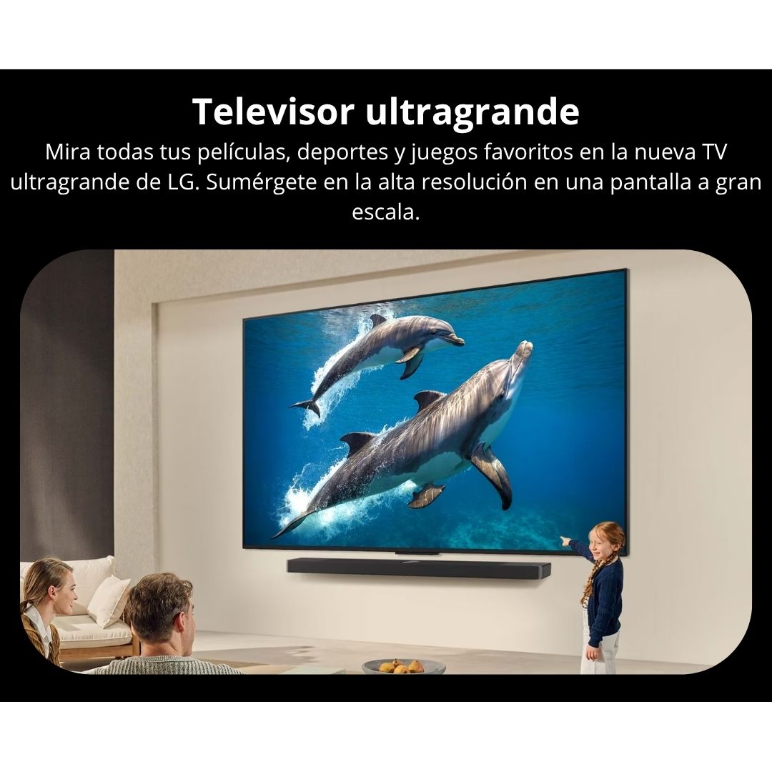 TELEVISOR LG 50 QNED MINILED SMART TV THINQ AI WEBOS HUB 4K UHD 2026 - 50QNED70BSA + RACK FIJO - 4