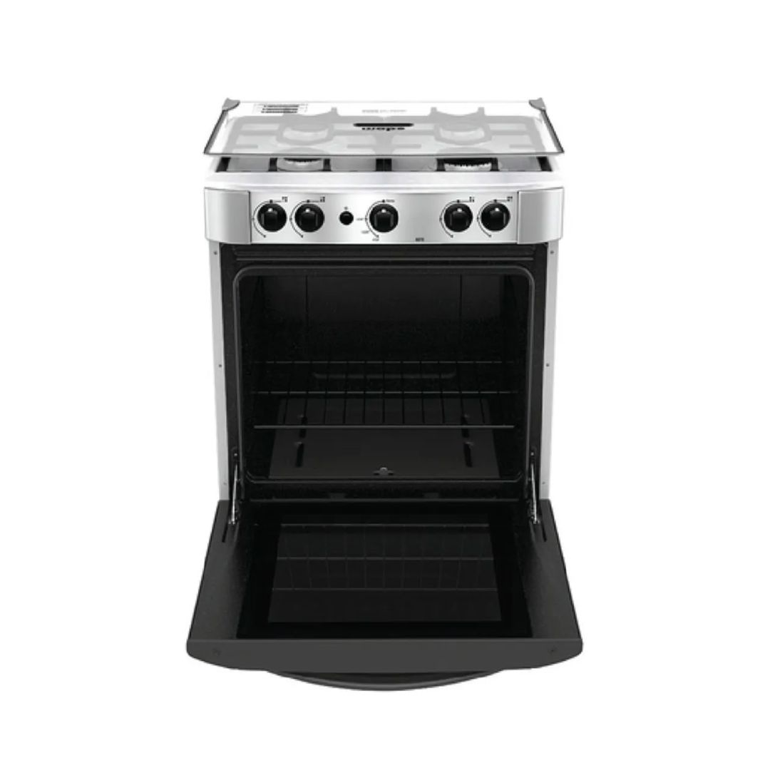 COCINA DE PIE MABE A GAS 4 HORNILLAS ACERO INOX - CMP6010FG0 - 2