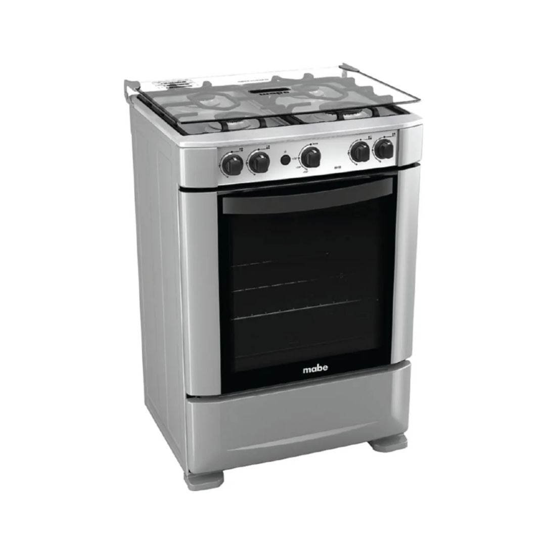 COCINA DE PIE MABE A GAS 4 HORNILLAS ACERO INOX - CMP6010FG0 - 4