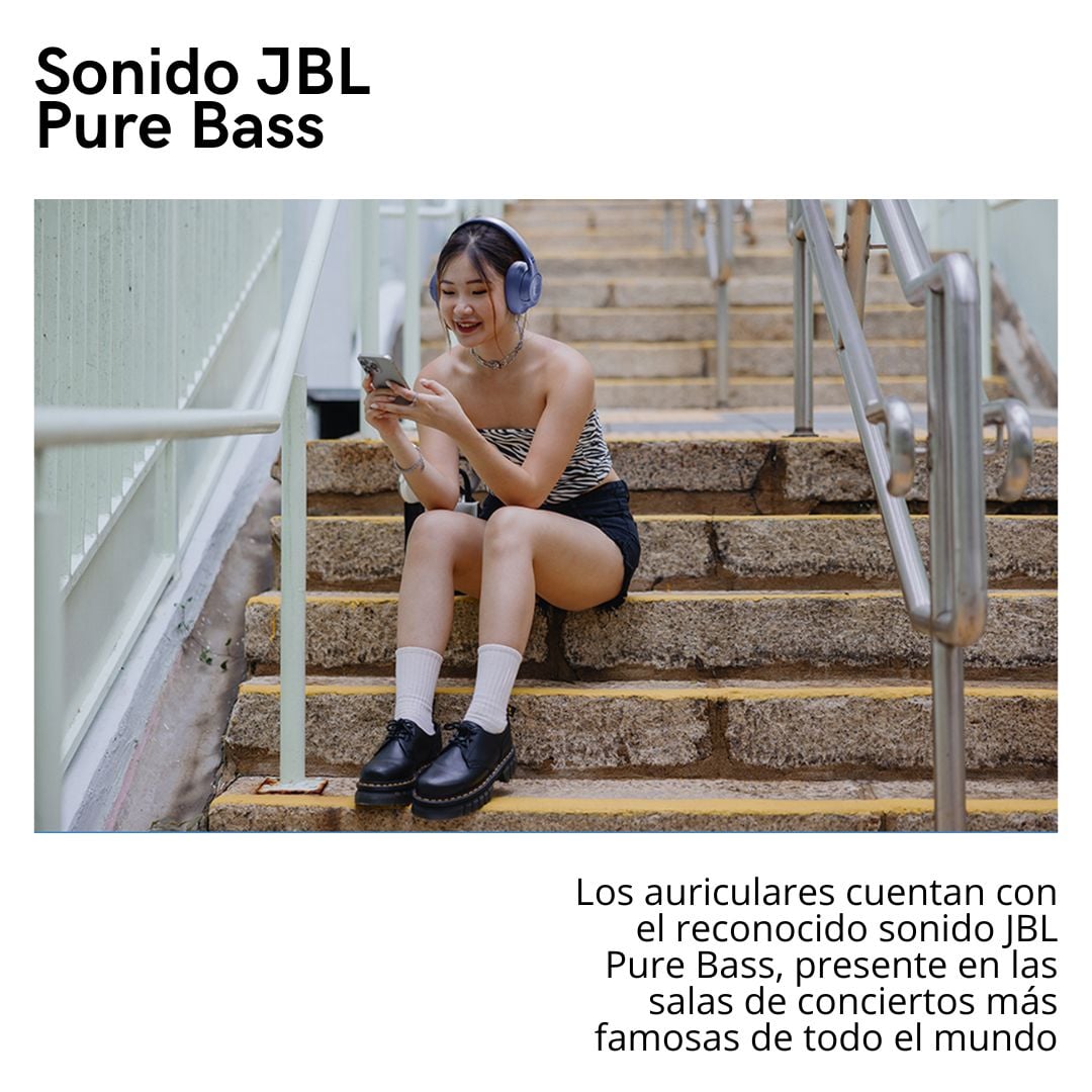 AUDIFONOS BLUETOOTH JBL TUNE 730BT PURE BASS WIRELESS - NEGRO - 7