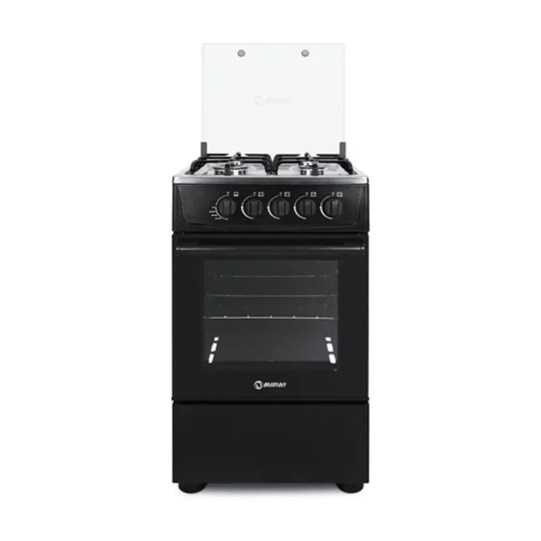COCINA DE PIE MIRAY A GAS 4 HORNILLAS NEGRO - ANIS PLUS GLP - 2