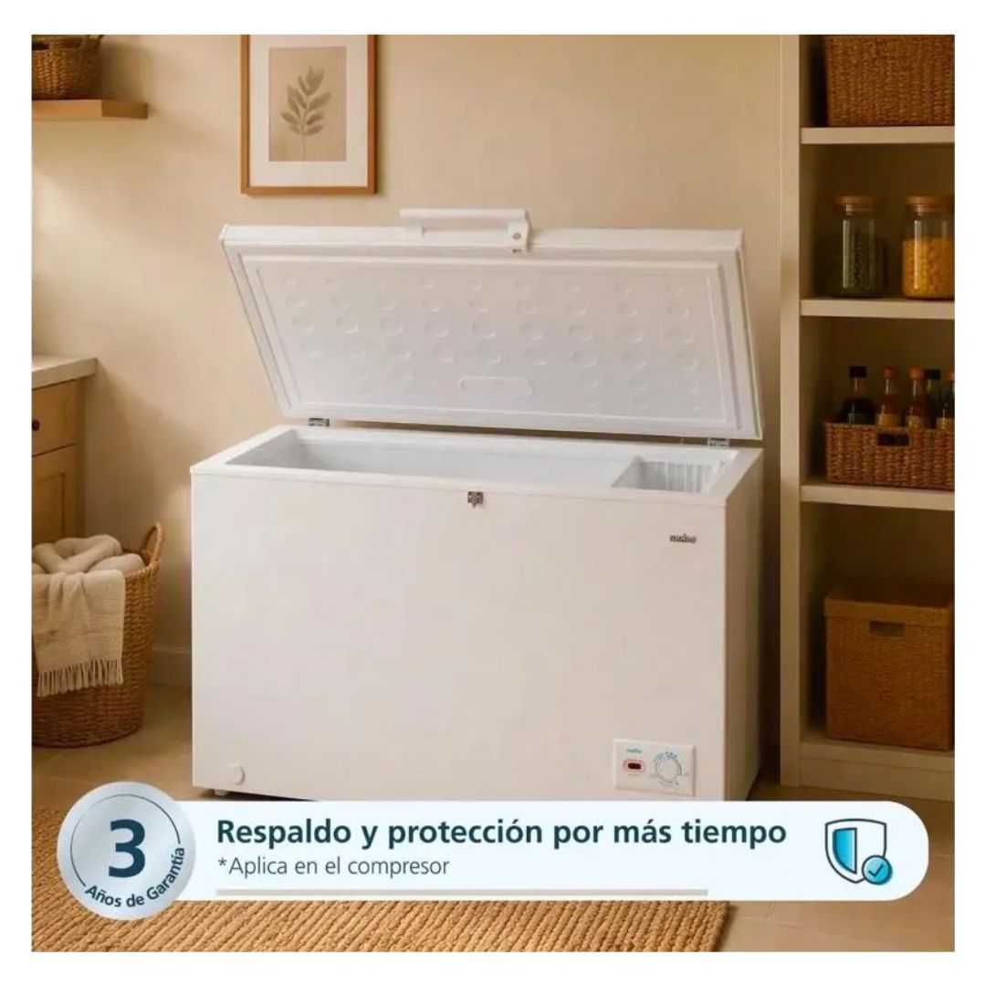 CONGELADORA MABE 290 L COLDEXTRA150 BLANCO CROMA - CHMHM290PHLB0 - 5