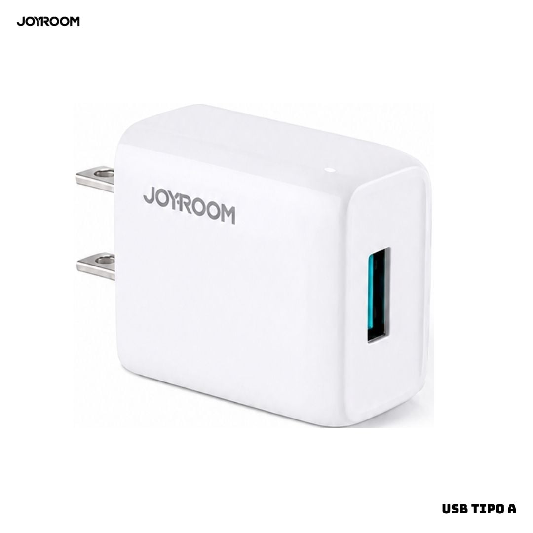 MINI CARGADOR JOYROOM TIPO USB-A 10W - BLANCO - 1