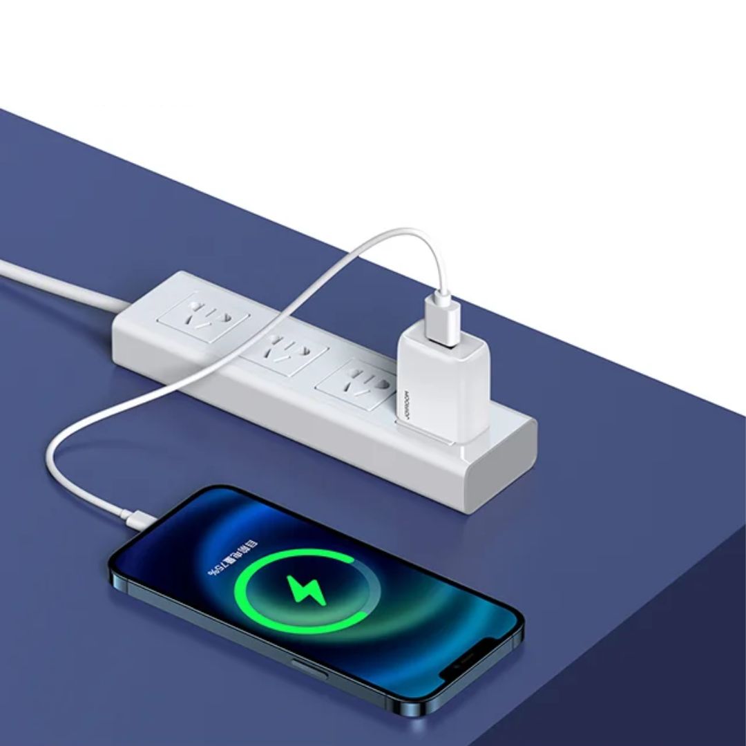 MINI CARGADOR JOYROOM TIPO USB-A 10W - BLANCO - 4