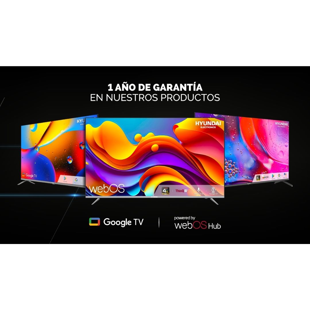 TELEVISOR HYUNDAI 50 QLED SMART TV GOOGLE TV FHD - HYLED5027QFG - 6