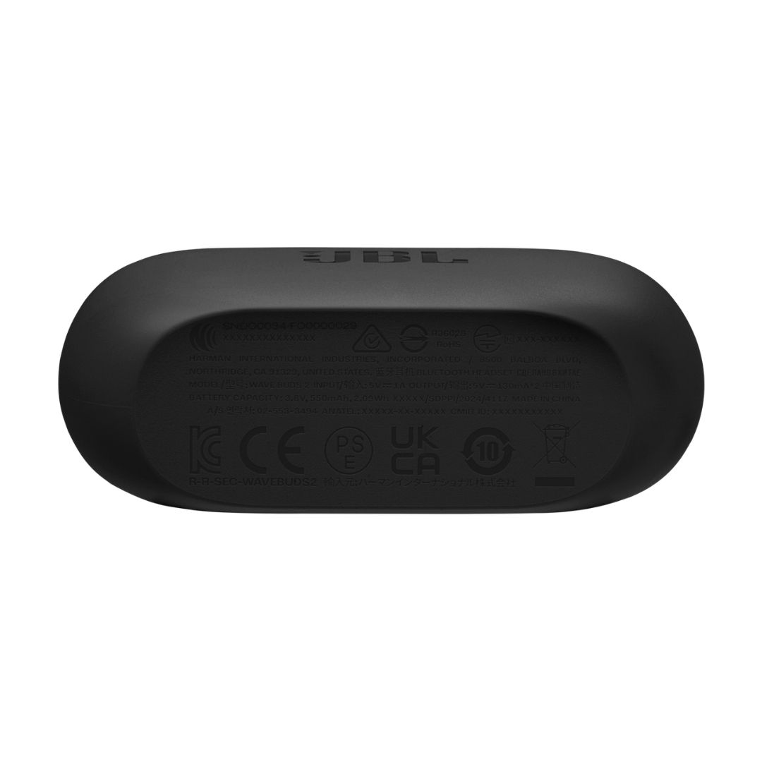 AUDIFONOS BLUETOOTH JBL WAVE BUDS 2 CON CANCELACION DE RUIDO - NEGRO - 7