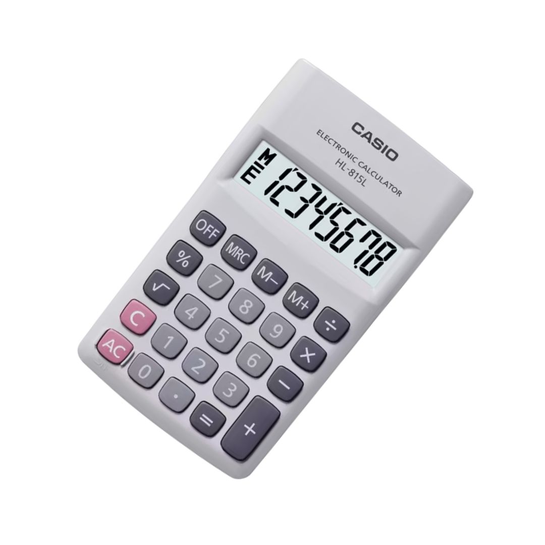 CALCULADORA DE BOLSILLO CASIO PORTABLE HL-815L-WE - BLANCO - 2