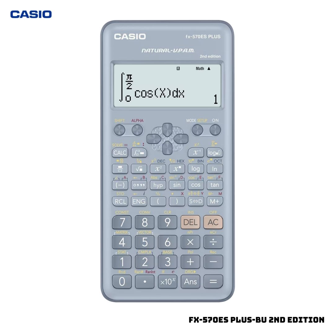 CALCULADORA CIENTIFICA CASIO FX-570ES PLUS-BU 2ND EDITION - AZUL - 1