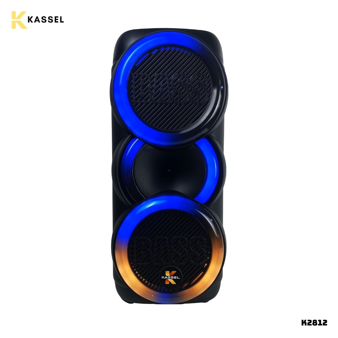 PARLANTE KASSEL CON BATERIA 60W RMS 1 MICROFONO - K2812 - 1
