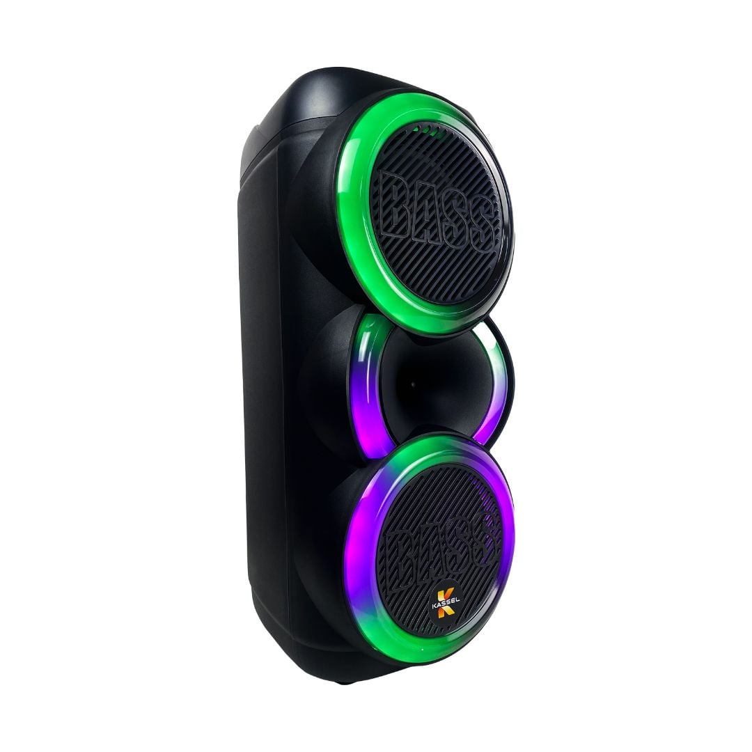 PARLANTE KASSEL CON BATERIA 60W RMS 1 MICROFONO - K2812 - 3