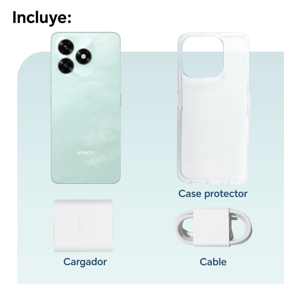 CELULAR HONOR X5C PLUS 4GB RAM 256GB ROM - AZUL CIAN - 4