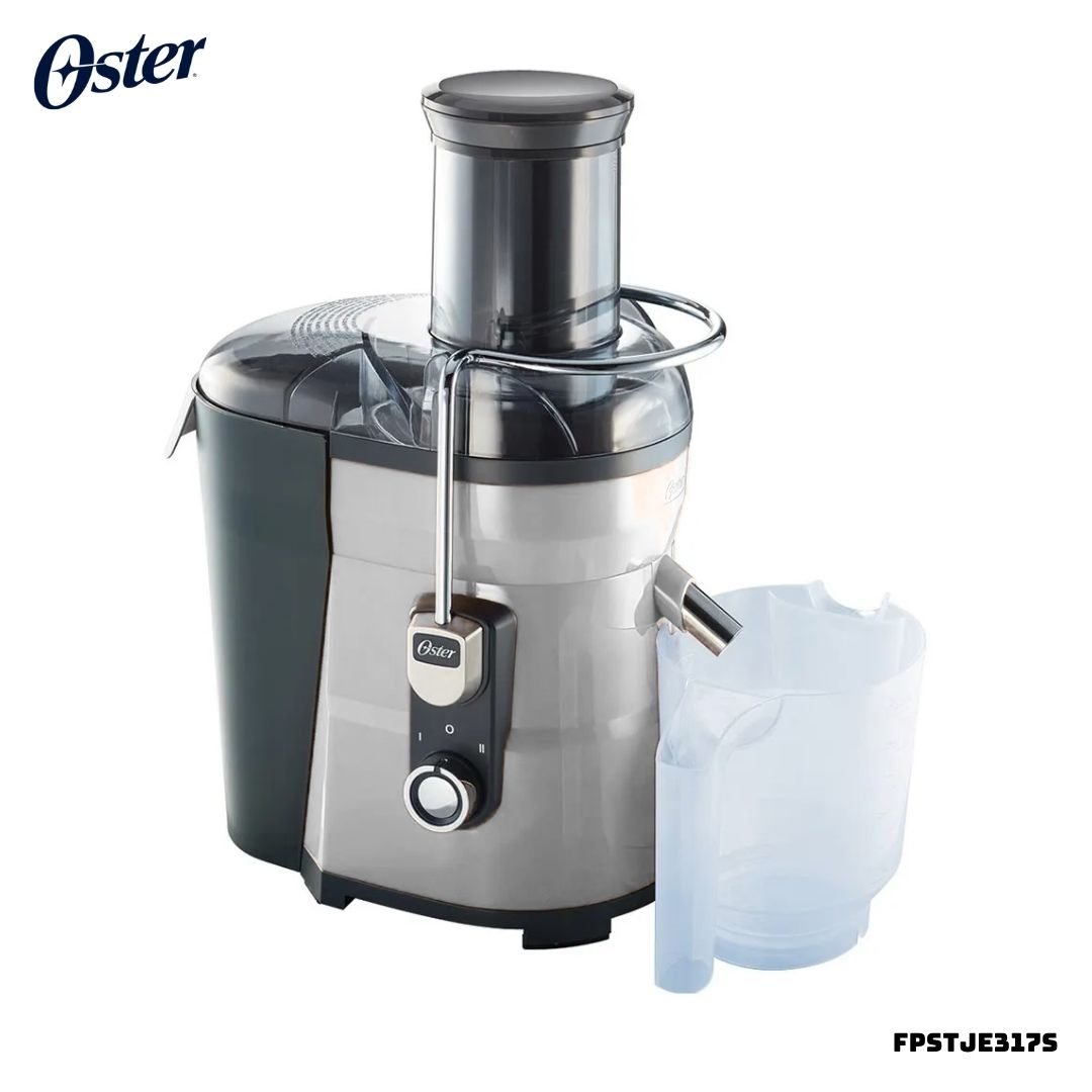 EXTRACTOR DE JUGOS OSTER PLATEADO BOCA ANCHA - FPSTJE317S - 1