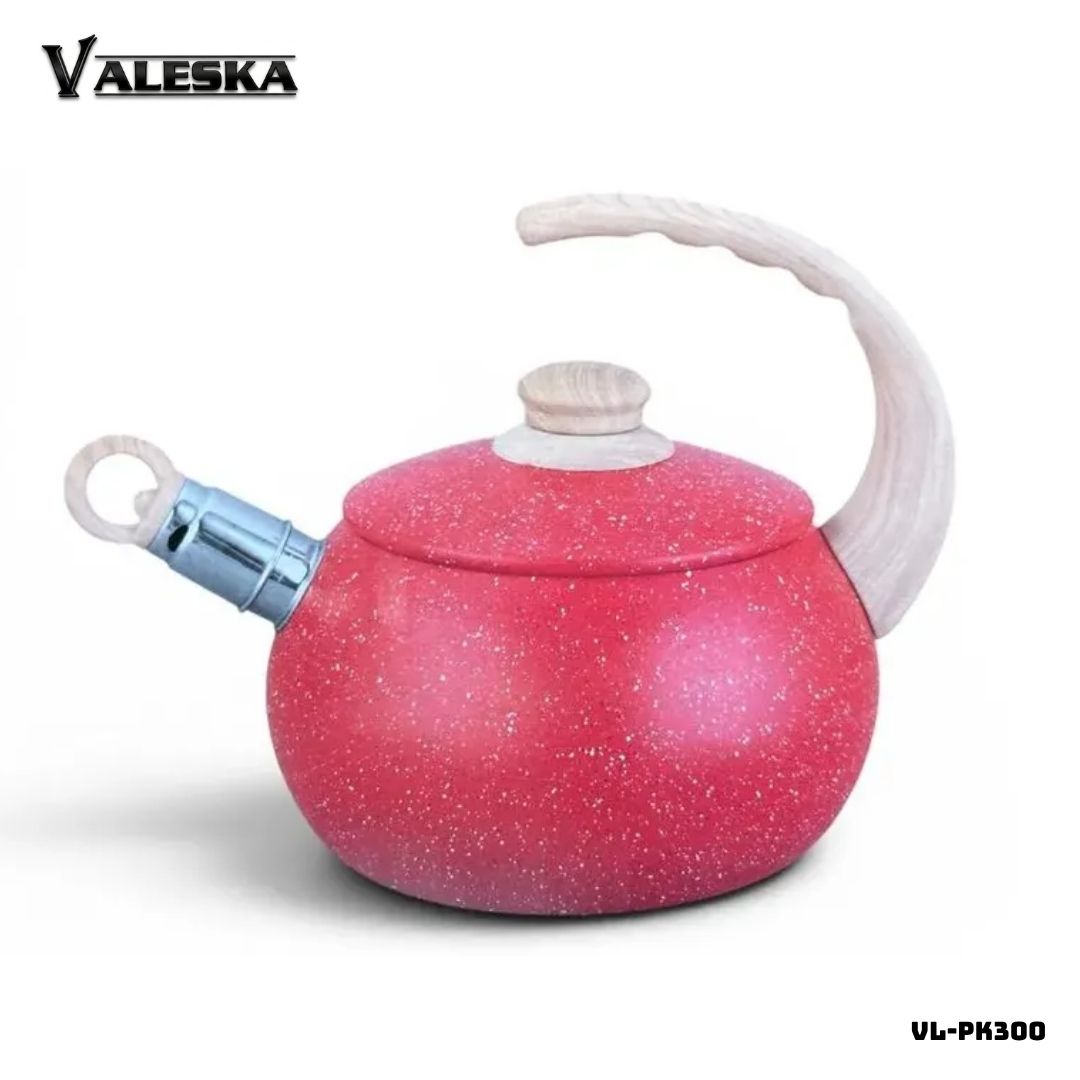 TETERA VALESKA VL-PK300 DE ACERO INOXIDABLE  - ROJO - 1