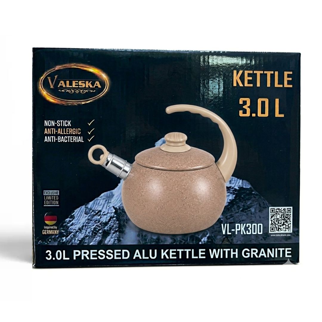 TETERA VALESKA VL-PK300 DE ACERO INOXIDABLE  - MARRON - 3