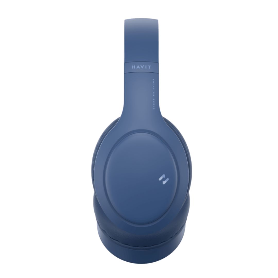 AUDIFONOS HAVIT BLUETOOTH H633BT DISEÑO DOBLABLE - AZUL - 3