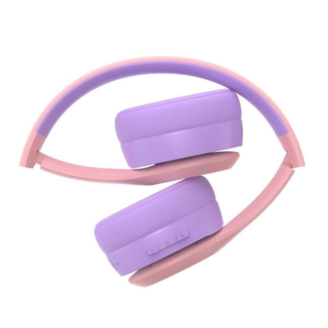 AUDIFONOS HAVIT  BLUETOOTH PARA NIÑOS H626BT DISEÑO ERGONÓMICO - ROSADO - 3