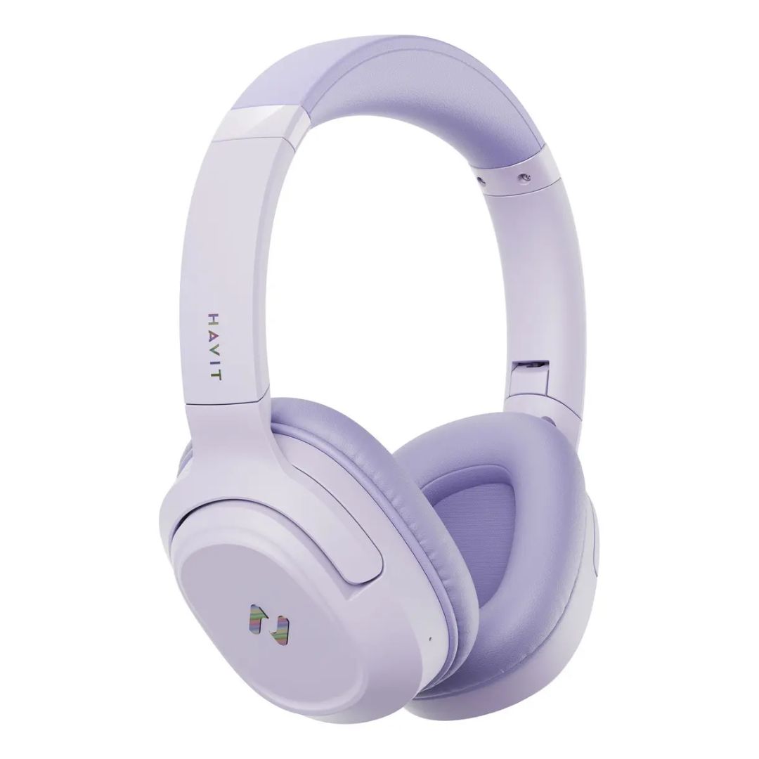 AUDIFONOS HAVIT BLUETOOTH LIFE NC02H H612BT CON CANCELACION DE RUIDO - MORADO - 3