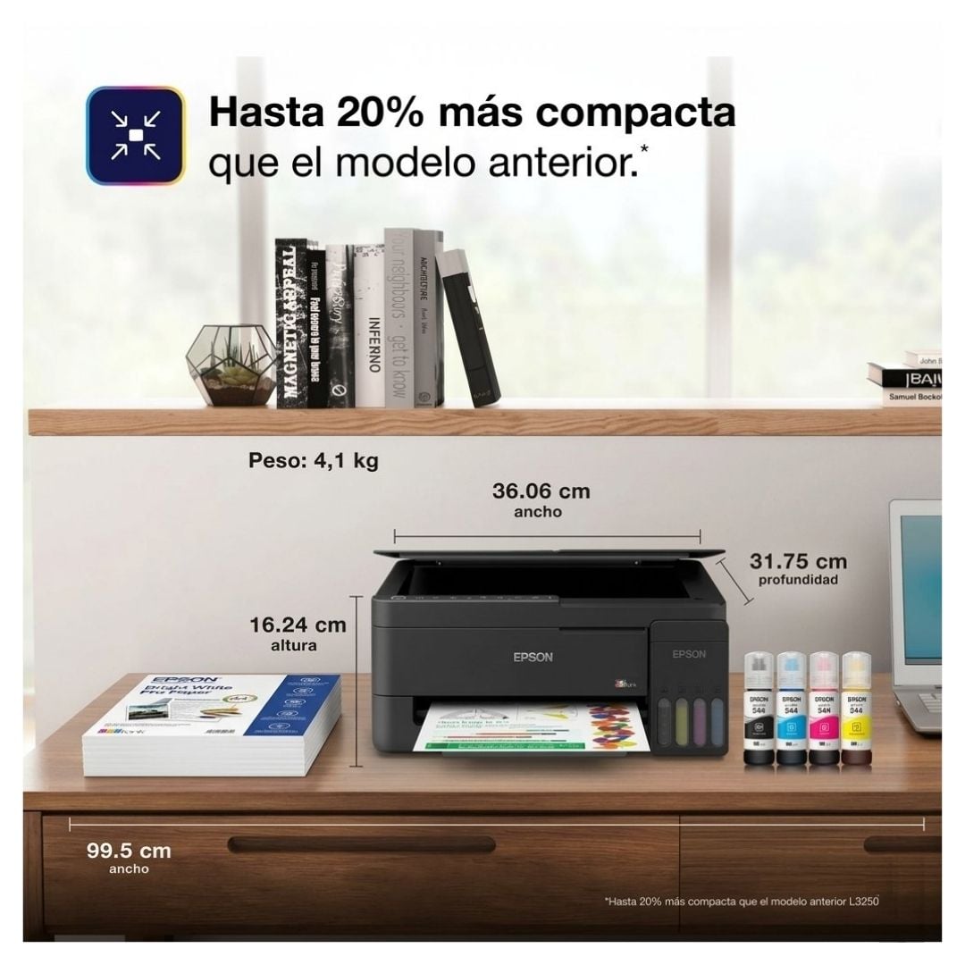 IMPRESORA EPSON MULTIFUNCIONAL ECOTANK WIFI - L3350 - 7