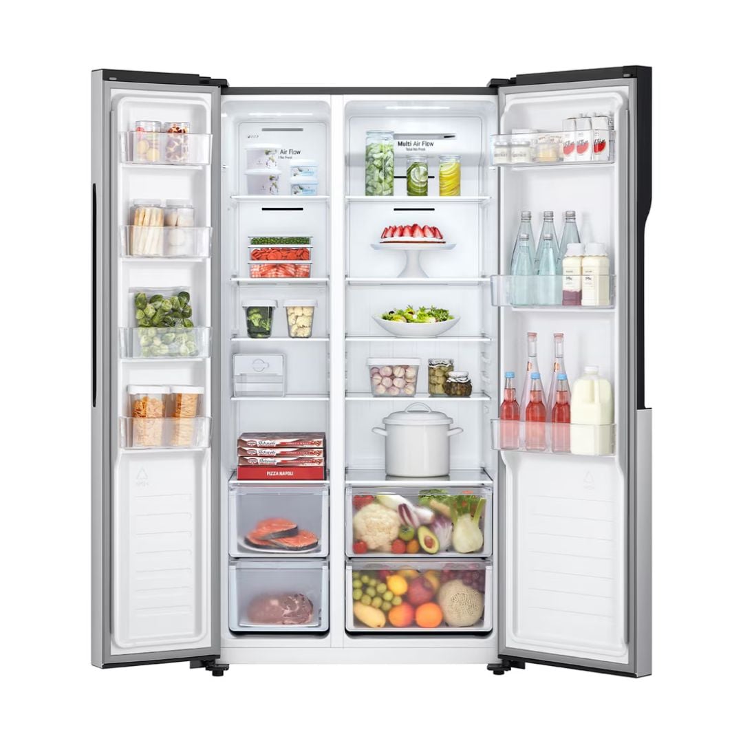 REFRIGERADORA LG 334 L SIDE BY SIDE NEGRO - GS51MPD - 5
