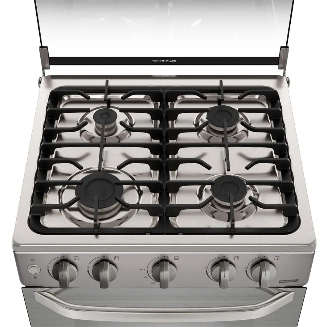 COCINA DE PIE ELECTROLUX A GAS 4 HORNILLAS VAPORBAKE - FE4GMR - 5
