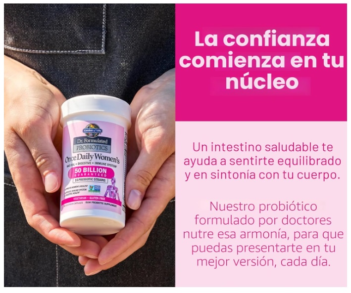 PROBIOTICS FOR WOMEN DR. FORMULATED 30 CAP – GARDEN OF LIFE - 7