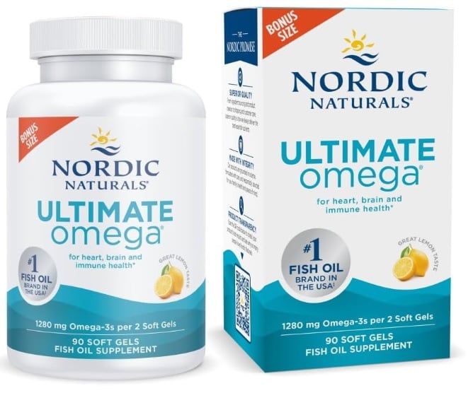 OMEGA 3 ULTIMATE NORDIC NATURALS 90 CÁPSULAS - 1