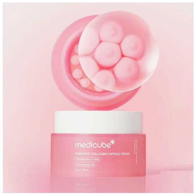 MEDICUBE PDRN PINK COLLAGEN CAPSULE CREAM 55 GR ANTIEDAD - 6