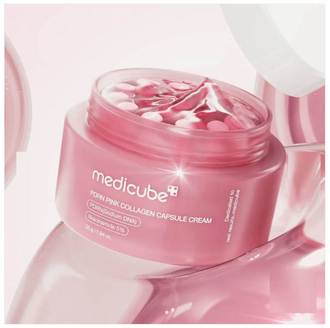 MEDICUBE PDRN PINK COLLAGEN CAPSULE CREAM 55 GR ANTIEDAD - 9