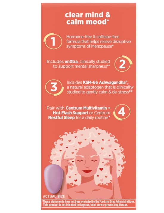 CENTRUM TABLETAS DE APOYO PARA LA MENOPAUSIA 30 CÁPSULAS - 2