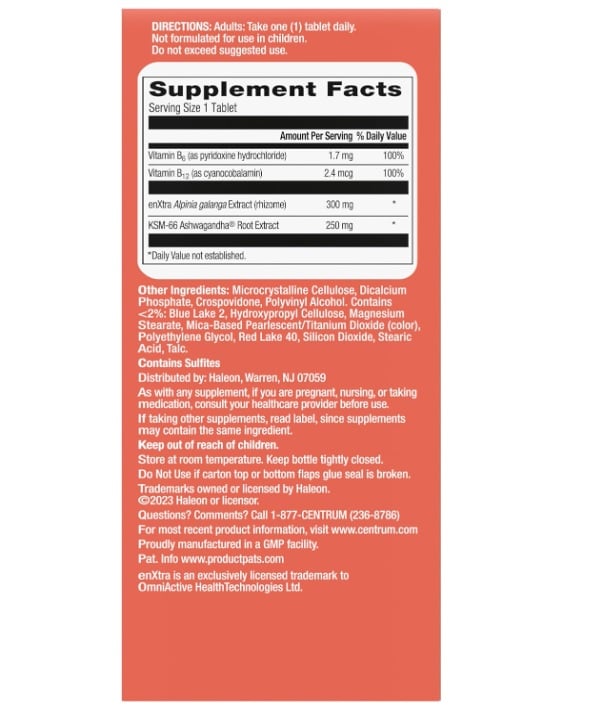 CENTRUM TABLETAS DE APOYO PARA LA MENOPAUSIA 30 CÁPSULAS - 4