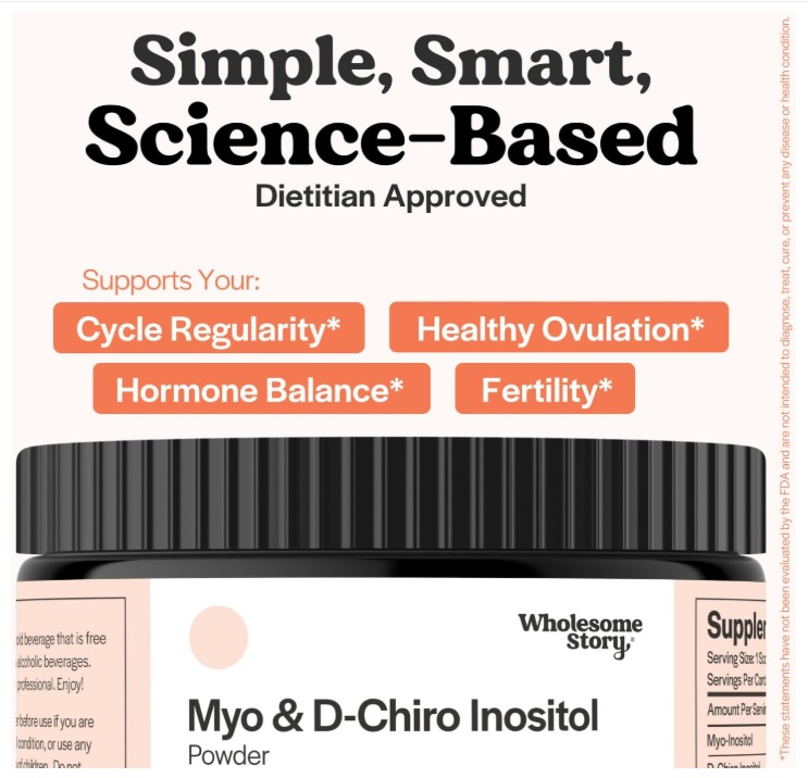 MYO Y D-CHIRO INOSITOL POLVO 90 SERVINGS – WHOLESOME STORY - 5