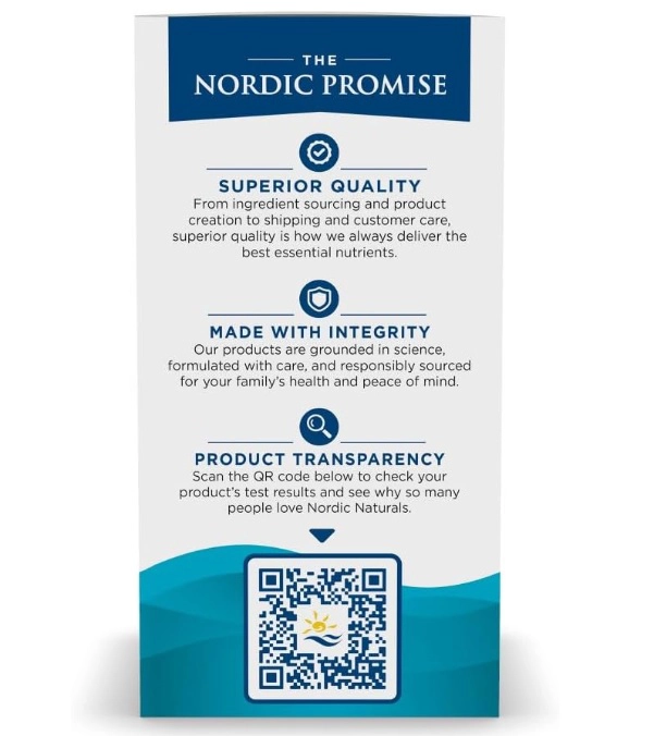 OMEGA 3 ULTIMATE 1280 MG + COQ 10 NORDIC NATURALS 90 CÁPSULAS - 3